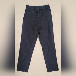 Blair 10 PS Black Jeans Back Elastic Waist Zipper Fly Nice Condition